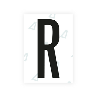 Alite Nanofilm for US (Nebraska 2023) license plates - Symbol "R"