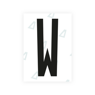 Alite Nanofilm for US (Nebraska 2023) license plates - Symbol "W"