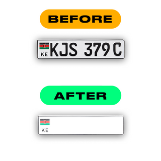 license plate film