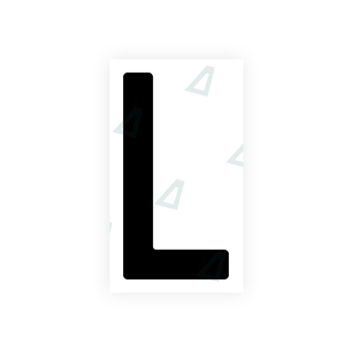 Alite Nanofilm for India license plates - Symbol "L" - Alite