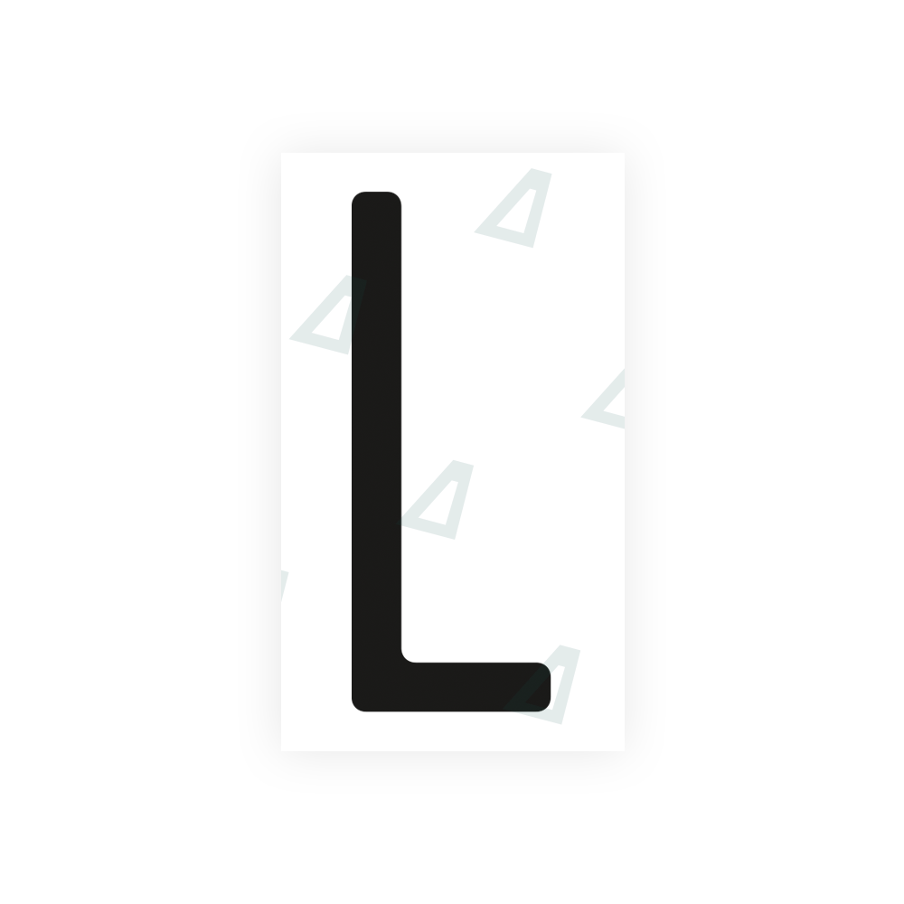 Alite Nanofilm for US (Ohio 2013) license plates - Symbol "L" - Alite