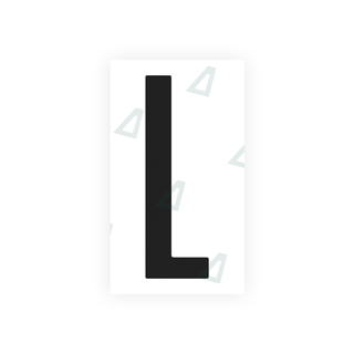 Alite Nanofilm for US (Ohio 2021) license plates - Symbol "L" - Alite
