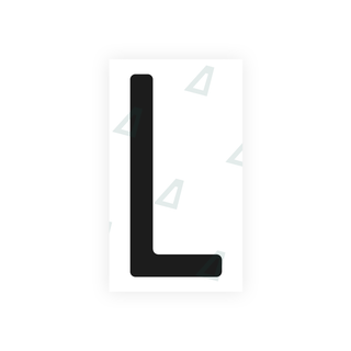 Alite Nanofilm for US (Quebec) license plates - Symbol "L" - Alite