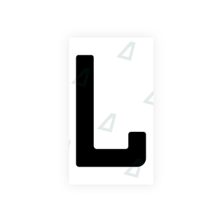 Alite Nanofilm for Uzbekistan number plates - Symbol "L" - Alite