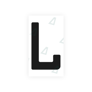Alite Nanofilm for Uruguay license plates - Symbol "L" - Alite