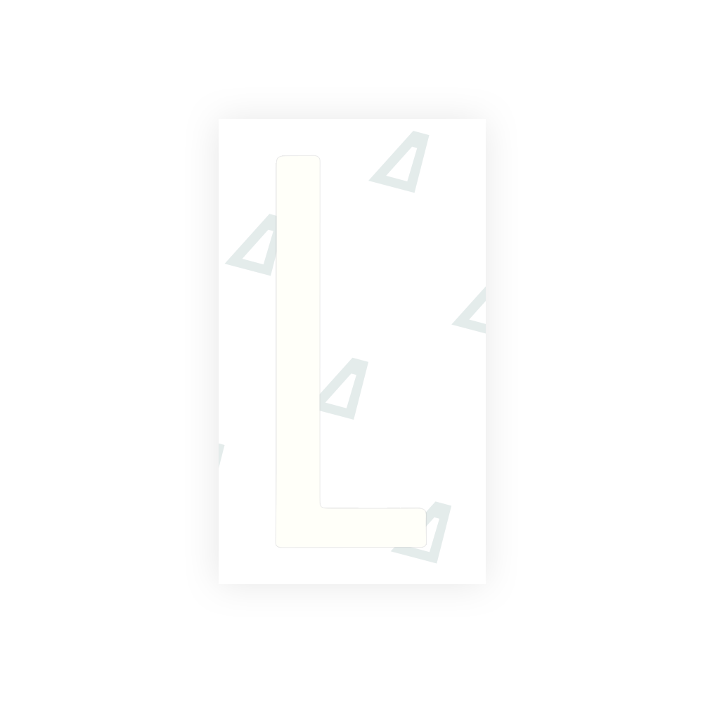 Alite Nanofilm for Mexico license plates - Symbol "L" - Alite