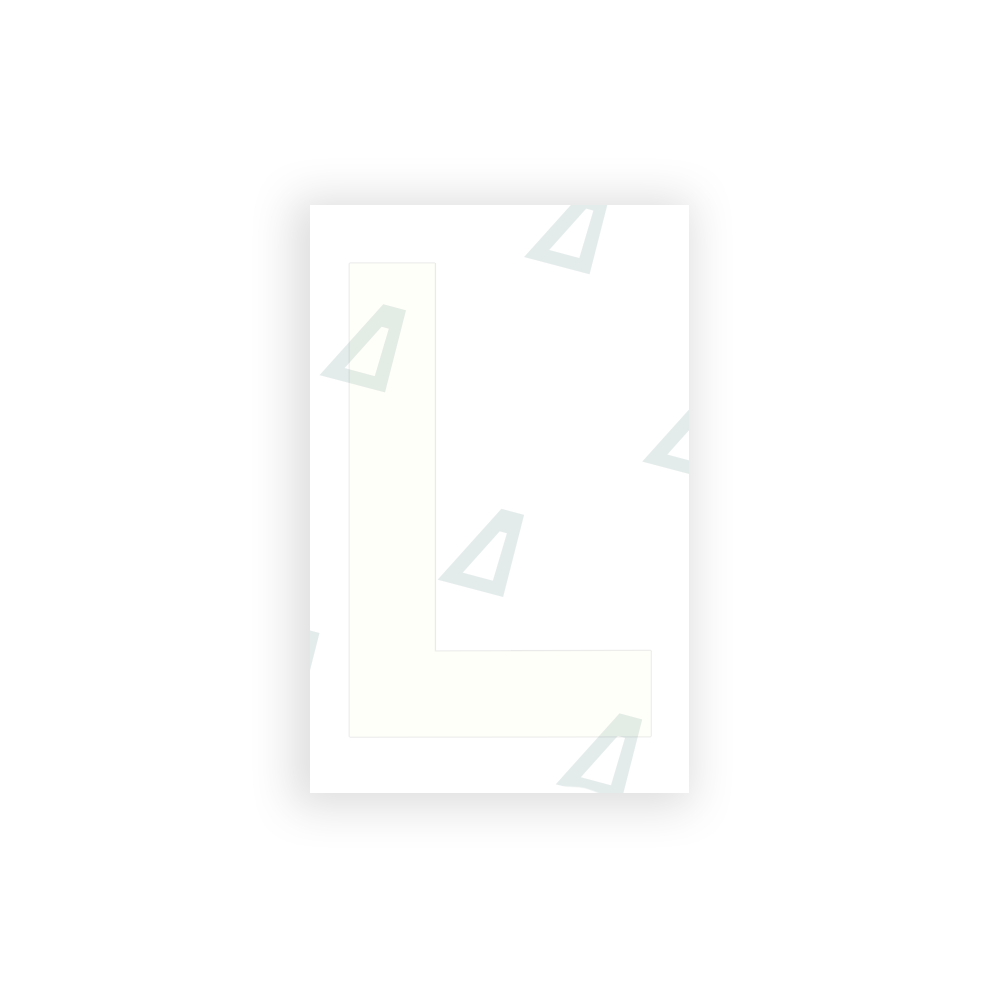 Alite Nanofilm for United Kingdom license plates - Symbol "L" - Alite