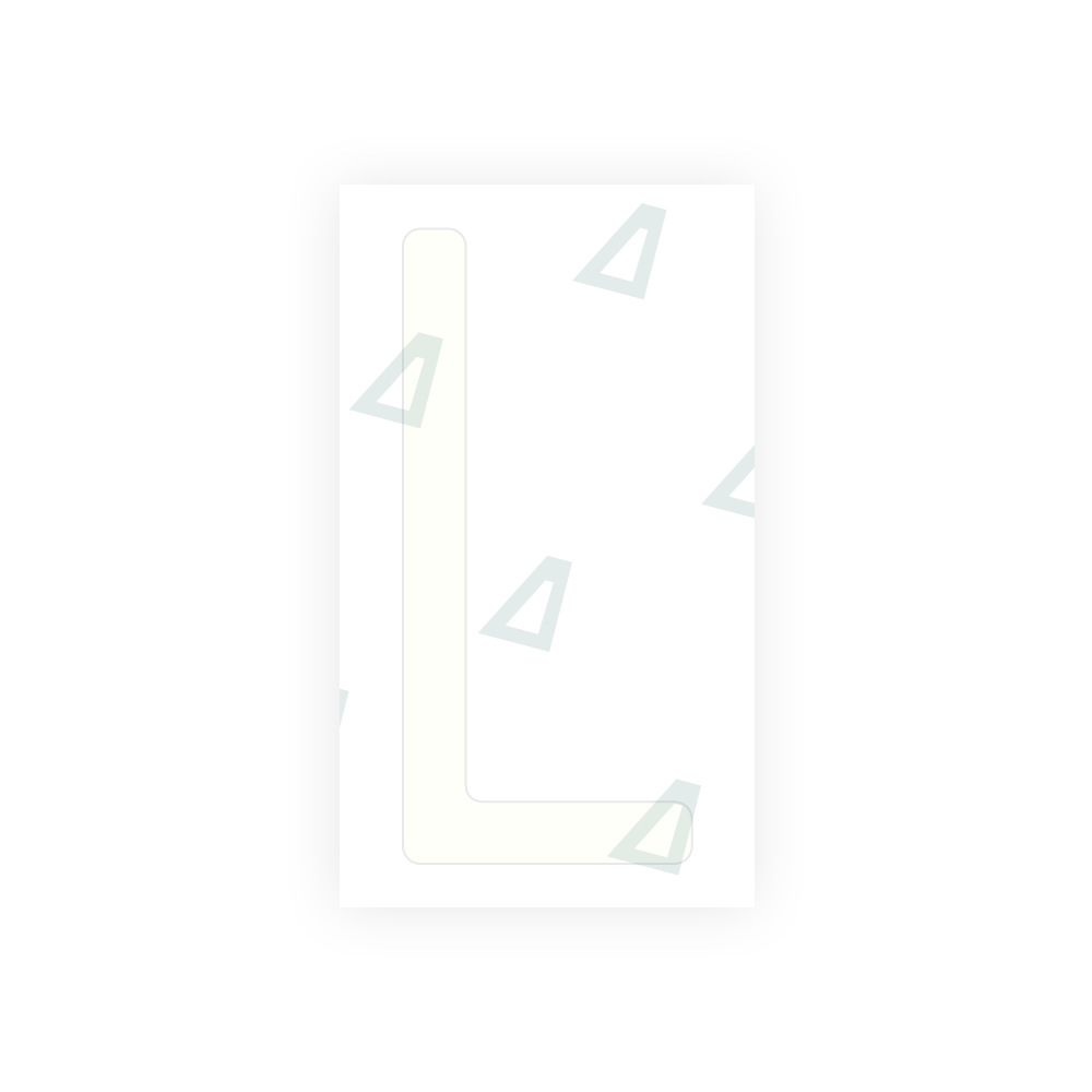 Alite Nanofilm for US (Missouri) license plates - Symbol "L" - Alite