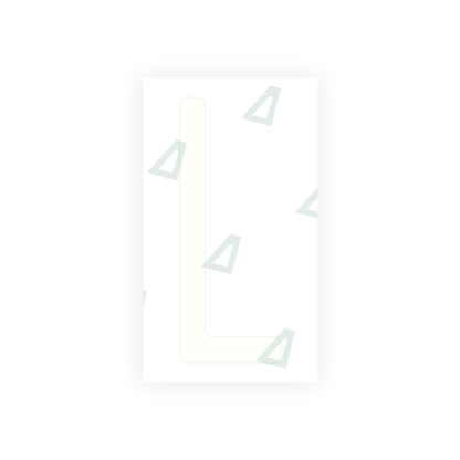 Alite Nanofilm for US (Illinois 2006 - Square) license plates - Symbol "L" - Alite
