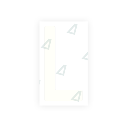 Alite Nanofilm for India license plates - Symbol "L" - Alite