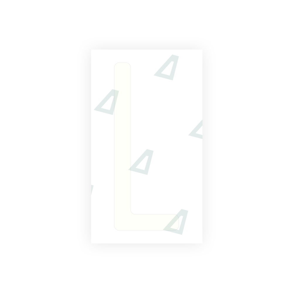 Alite Nanofilm for US (Washington State) license plates - Symbol "L" - Alite