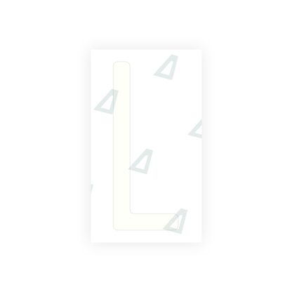 Alite Nanofilm for US (Ohio 2013) license plates - Symbol "L" - Alite