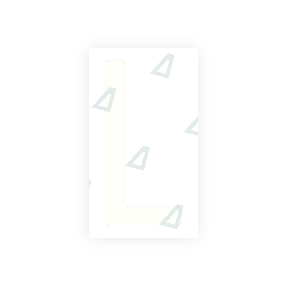 Alite Nanofilm for US (Quebec) license plates - Symbol "L" - Alite