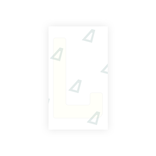 Alite Nanofilm for Uruguay license plates - Symbol "L" - Alite