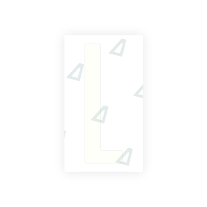 Alite Nanofilm for US (Ohio 2021) license plates - Symbol "L" - Alite