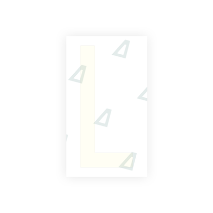 Alite Nanofilm for US (New Jersey) Moto license plates - Symbol "L" - Alite