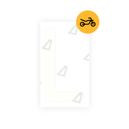 Alite Nanofilm for Switzerland Moto license plates - Symbol "L" - Alite