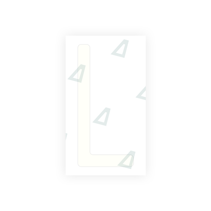 Alite Nanofilm for US (Massachusetts) license plates - Symbol "L" - Alite