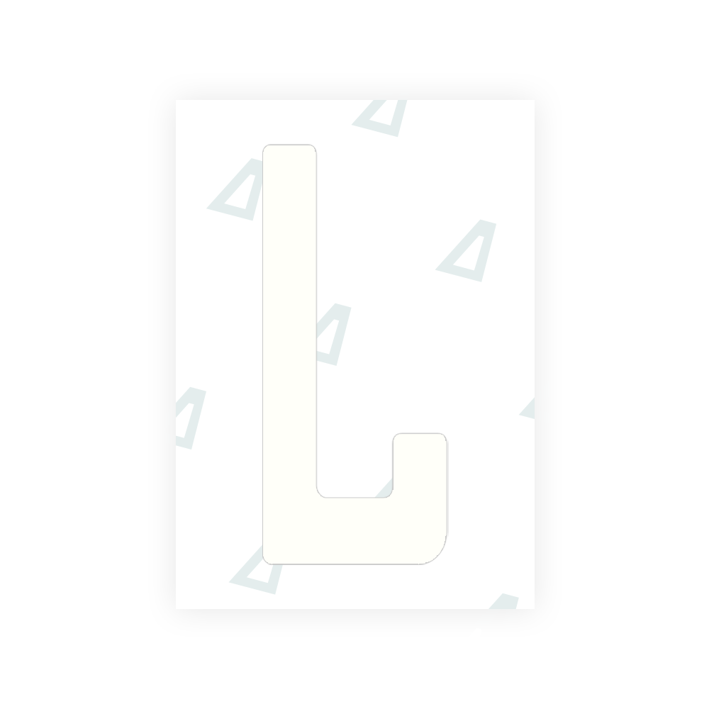 Alite Nanofilm for Guatemala license plates - Symbol "L" - Alite