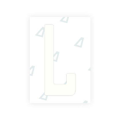 Alite Nanofilm for Guatemala license plates - Symbol "L" - Alite