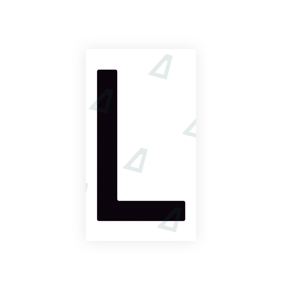 Alite Nanofilm for Spain Flat license plates - Symbol "L" - Alite