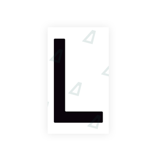 Alite Nanofilm for Spain Flat license plates - Symbol "L" - Alite