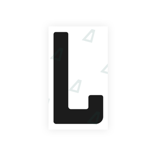 Alite Nanofilm for Germany (standard) license plates - Symbol "L" - Alite