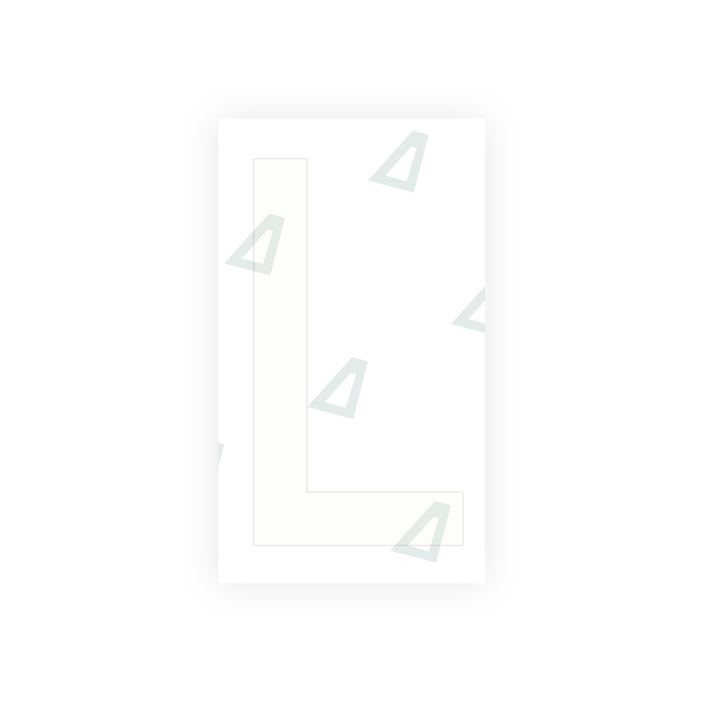 Alite Nanofilm for France license plates - Symbol "L" - Alite