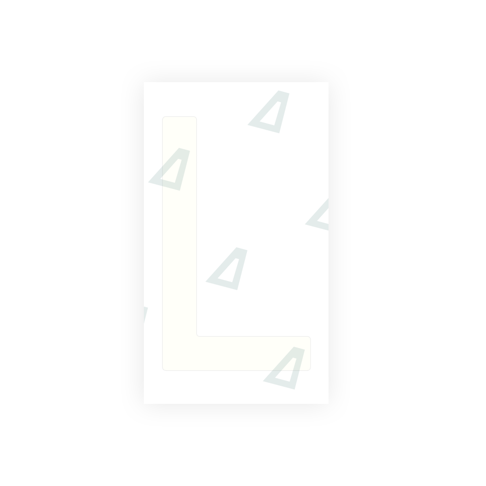 Alite Nanofilm for Spain Flat license plates - Symbol "L" - Alite