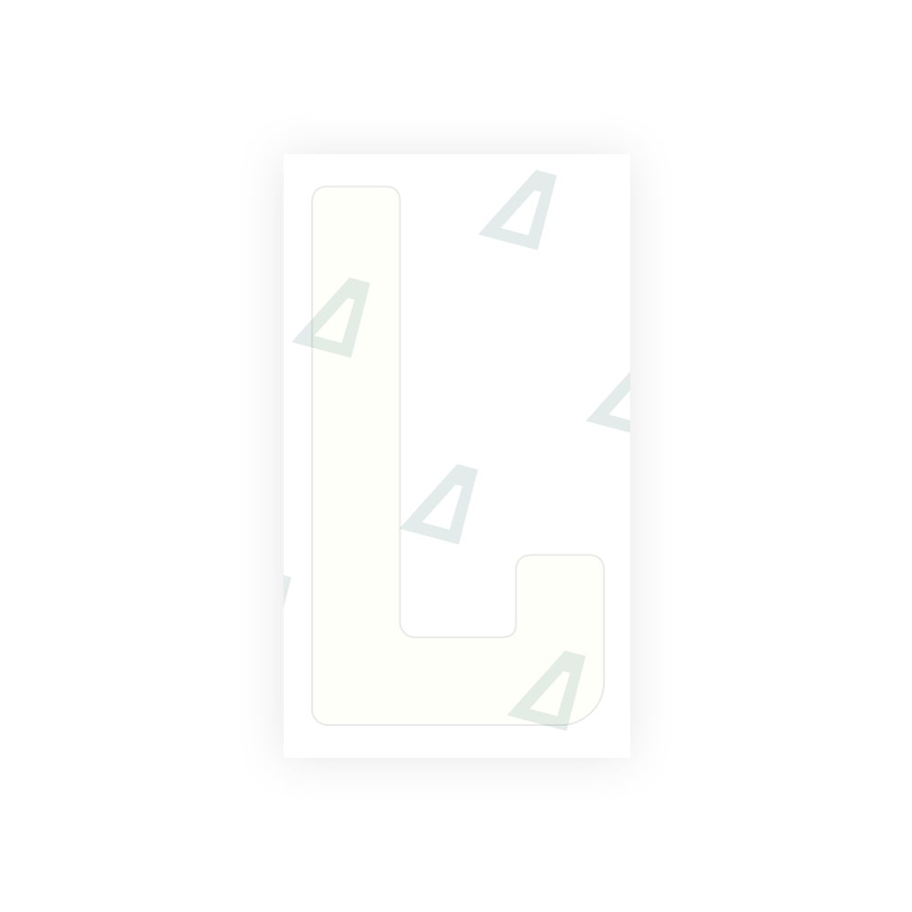 Alite Nanofilm for Germany (standard) license plates - Symbol "L" - Alite