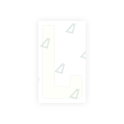 Alite Nanofilm for Germany (standard) license plates - Symbol "L" - Alite