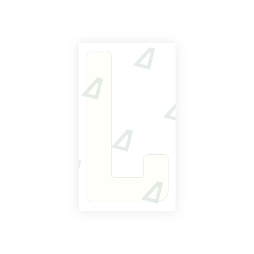 Nanofilm Alite para placas de matrícula de Paraguay - Símbolo "L"