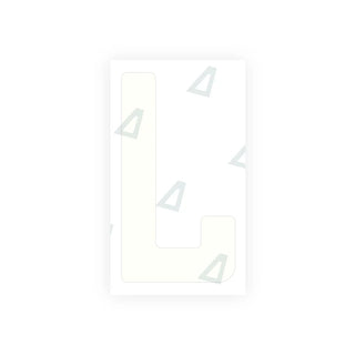 Nanofilm Alite para placas de matrícula de Paraguay - Símbolo "L"