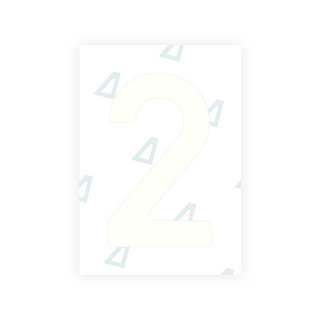 Alite Nanofilm for Latvia number plates - Symbol "2"
