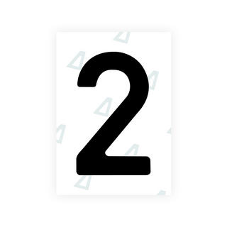 Alite Nanofilm for Latvia number plates - Symbol "2"
