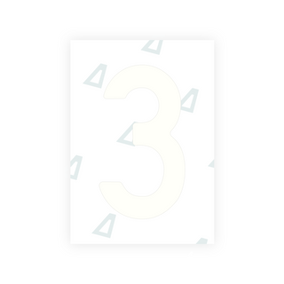 Alite Nanofilm for Latvia number plates - Symbol "3"