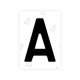 Alite Nanofilm for Latvia number plates - Symbol "A"