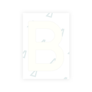 Alite Nanofilm for Latvia number plates - Symbol "B"