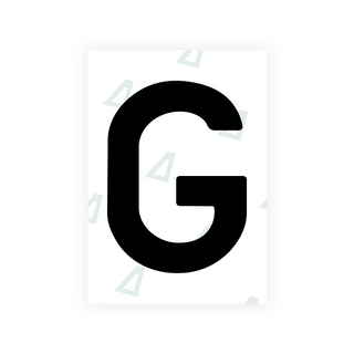 Alite Nanofilm for Latvia number plates - Symbol "G"