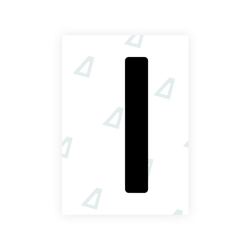 Alite Nanofilm for Latvia number plates - Symbol "I"