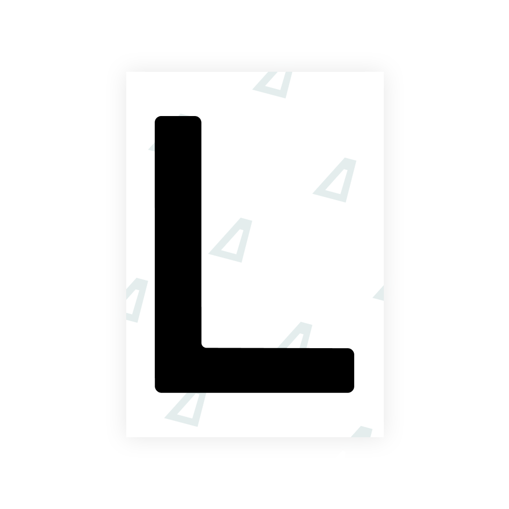Alite Nanofilm for Latvia number plates - Symbol "L"