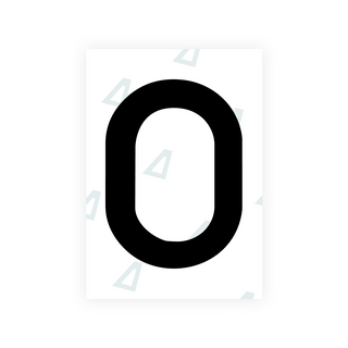 Alite Nanofilm for Latvia number plates - Symbol "O"