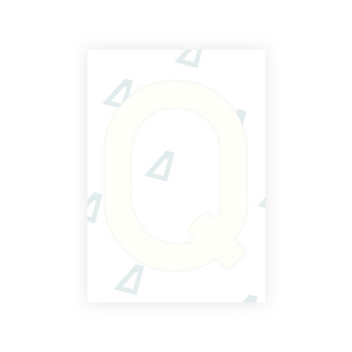 Alite Nanofilm for Latvia number plates - Symbol "Q"