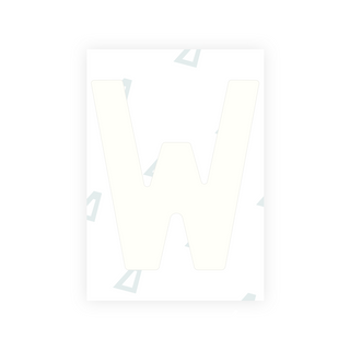 Alite Nanofilm for Latvia number plates - Symbol "W"