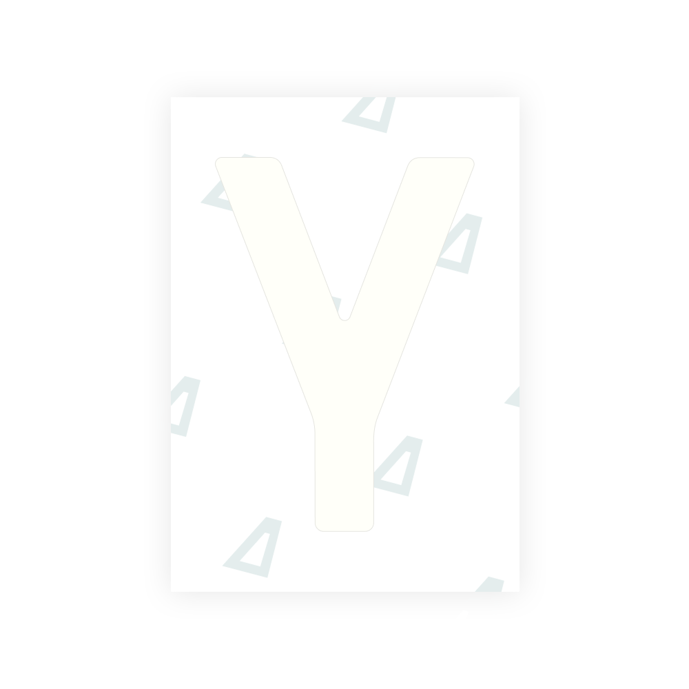 Alite Nanofilm for Latvia number plates - Symbol "Y"