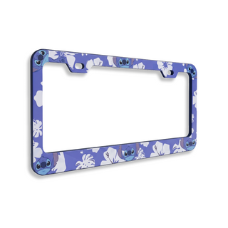 License plate frame Aluminum for USA (Stitch) 1pcs