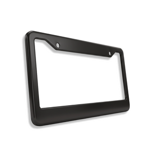 License plate frame Aluminum for USA (Black) 1pc