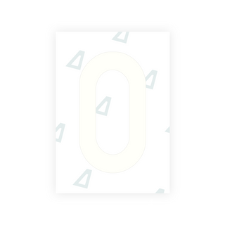 Alite Nanofilm for Lithuania number plates - Symbol "0"