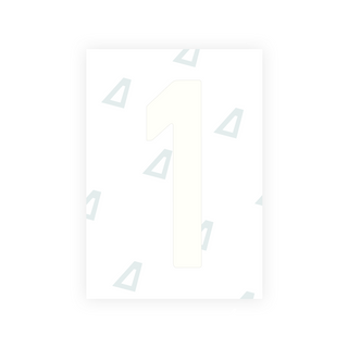 Alite Nanofilm for Lithuania number plates - Symbol "1"