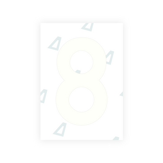 Alite Nanofilm for Lithuania number plates - Symbol "8"